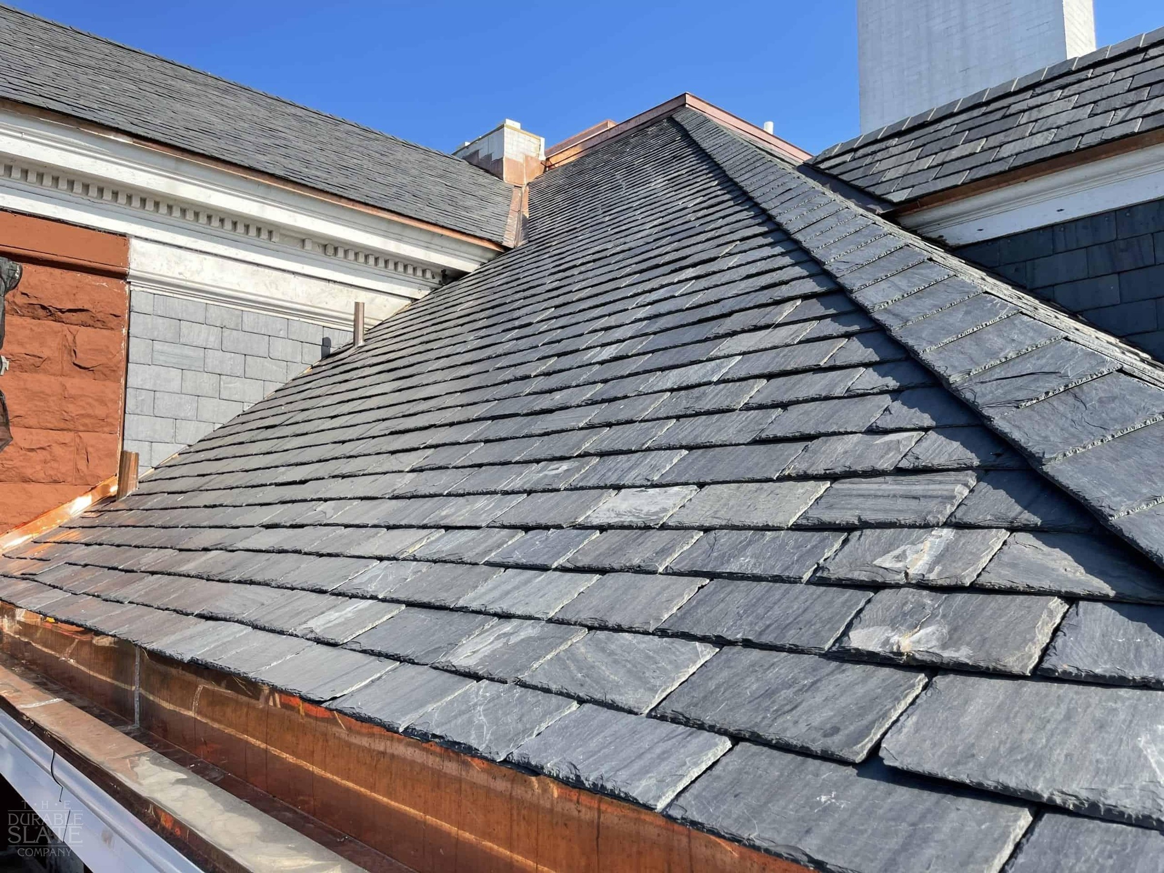 Traditional Slate Roof Installation - Complete slate roof replacement on Victorian property in Wirral
